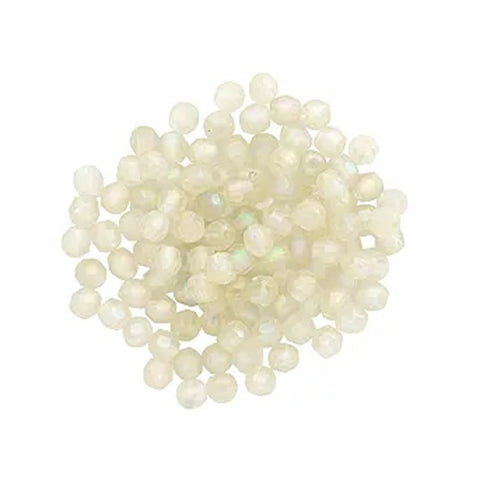 7mm Plastic Round Facet Beads (available in 4 colours)